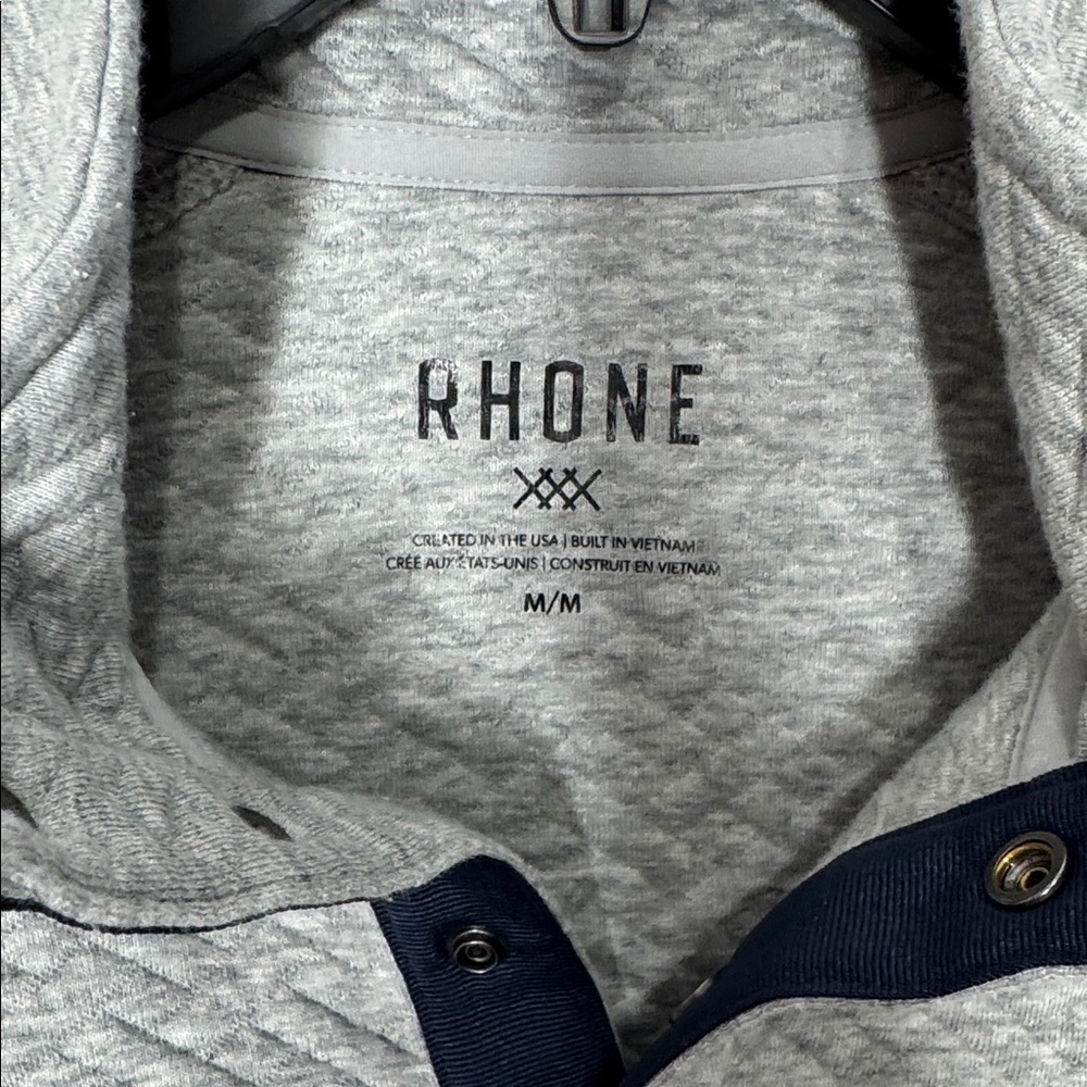 Rhone Weekender Pullover NWT Gray - Picture 5 of 8